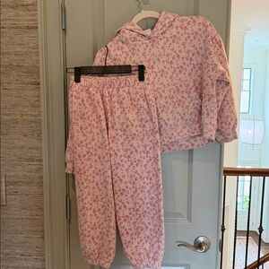 Gap / Loveshack Fancy Pink Kids Sweat Set